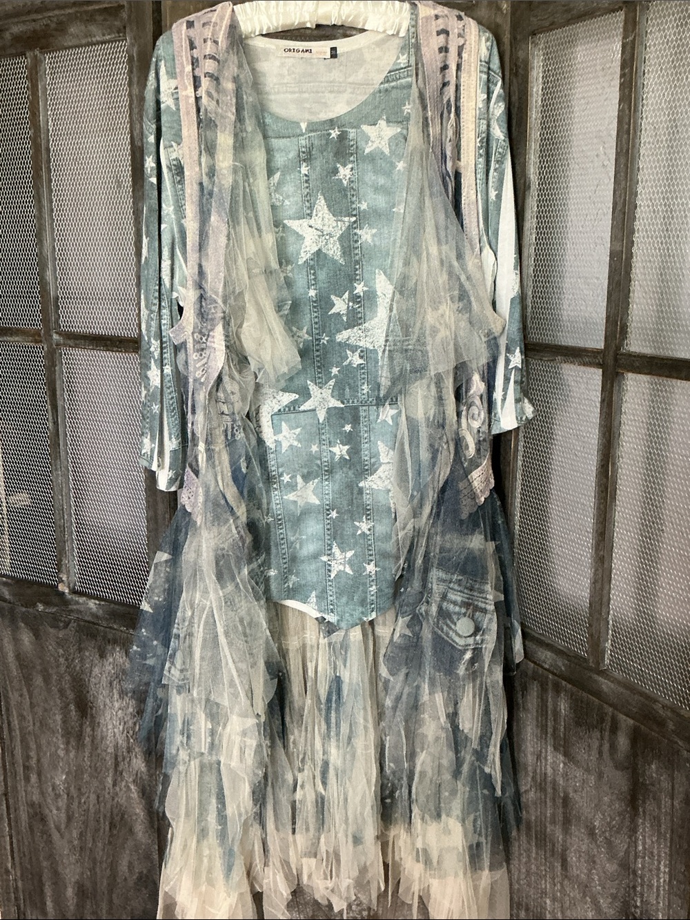 Origami shirt and vest